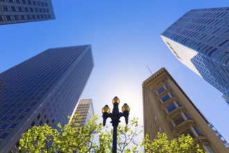San Francisco Market Street Downtown in California USA