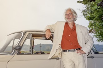 Man at car