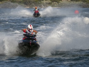 Olbia, Italy - September 16 - 20192 Aquabike world Championship gran prix of Italy