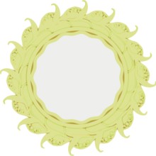 Vector gold frame