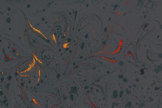 Abstract marbling floral pattern for fabric, tile design. background texture
