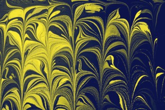 Abstract marbling floral pattern for fabric, tile design. background texture