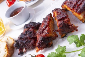 BBQ replacement ribs from a charcoal grill