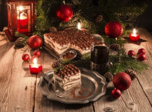 Christmas tiramisu