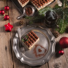 Christmas tiramisu