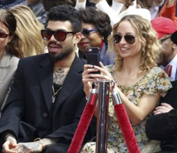 Miles Richie and Nicole Richie at Lionel Richie Hand And Footprint Ceremony held at the TCL Chinese