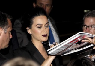 Katy Perry at the World Premiere of EPIX's Katy Perry: The Prismatic World Tour held at the Ace