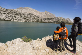 Puig Major, 1445 metros y embalse de Cuber, sierra de Tramuntana, Mallorca, balearic islands, spain