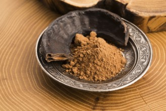 Carob pods and carob powder