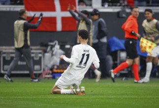 Football, Europa League, Round of 16 second leg, 2024/2025, Eintracht Frankfurt vs. Ajax Amsterdam,