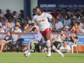 French footballer Ibrahima Konate RB Leipzig in a test match at FC Grimma on 20.07.2018, French