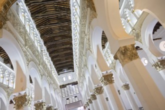 Catholic Church of Santa Maria La Blanca, former Jewish synagogue Ibn Shushan, Toledo, Spain,