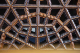 Ottoman Turkish art with geometric patterns in view