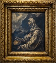 El Greco, San Francisco in ecstasy, 1594-1604, oil on canvas, Museo de Bellas Artes, Bilbao, Spain,