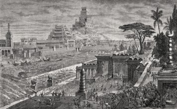 Invasion of Babylon by Cyrus the Great, king of the Persian Achaemenid Empire