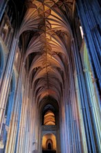 Interior view of Canterbury Cathedral