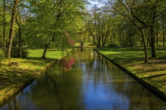 Castle park in Bayreuth in Bavaria, Germany, Europe