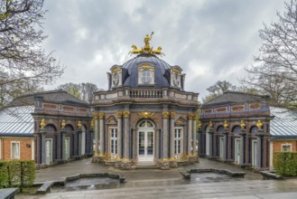 New Palace in Hermitage garden, Bayreuth, Germany, Europe
