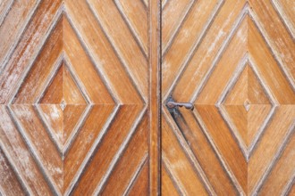 Church door, detail, Roman Catholic parish church of St. Andrä im Sausal, St. Andrä im Sausal,
