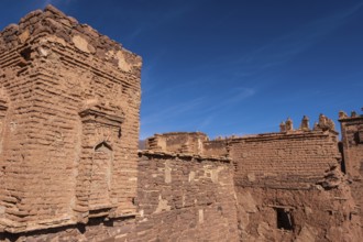 An old kasbah that served as a base for nomadic tribes, with a sense of ruggedness and adventure