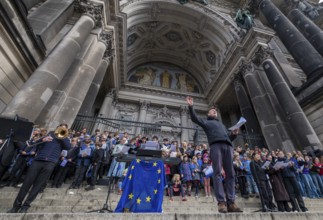 Germany, Berlin, 03.10.2024, Sing for Europe!, Choir: Girls' Choir of the Sing-Akademie zu Berlin,