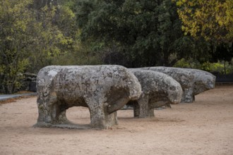 Bulls of Guisando, Vetón sculptural group, 4th and 3rd centuries BC, Iron Age, Ávila, province of