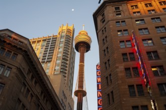 19 Sep 2018, Sydney, New South Wales, Australia, A view of the Sydney Tower, the tallest structure