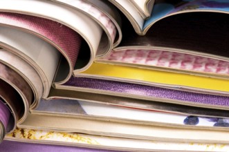 Stack of magazines, poland