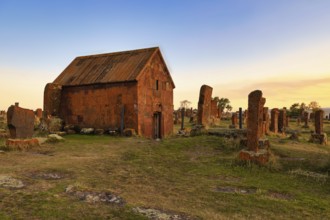 Noratus cemetery at Sevan lake, Armenia, Asia