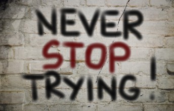 Never Stop Trying Concept