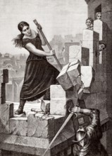 Marguerite Catherine Ponsoye Delaye, oder Margot Delaye, La Gandonne, während der Belagerung von