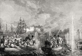 The Bombardment of Odesa on 6 April 1854, Crimean War, Ukraine, Europe