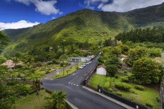 Village of Grand Ilet, Salazie at Reunion Island