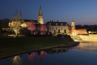 Nightfall in Vendome, Loir-et-Cher, Centre-Val de Loire, France, Europe
