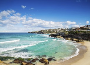 Tamarama beach view near bondi in sydney australia