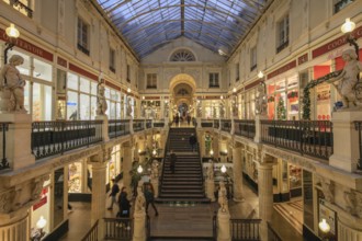 Historic shopping arcade Passage Pommeraye in the Graslin neighbourhood, Nantes, Loire-Atlantique
