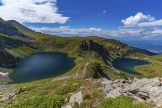 The Seven Rila Lakes in the Rila Mountain, Bulgaria, Europe