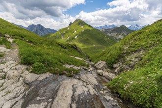 Fantastic hike in the Lechquellen Mountains in Vorarlberg Austria near Lech, Warth, Bludenz
