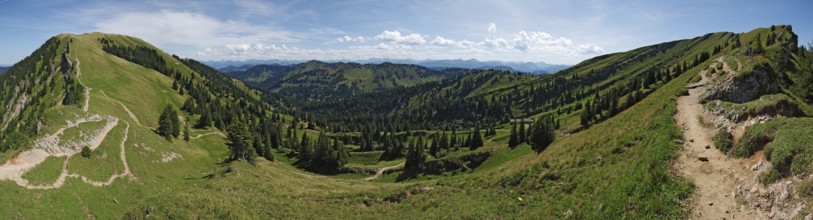 Between Hochgrat and Gelchenwanger Kopf, Nagelfluhkette, Allgäu