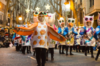 Sa Rua, carnaval de Palma, Palma de Mallorca, Mallorca, Balearic islands, spain