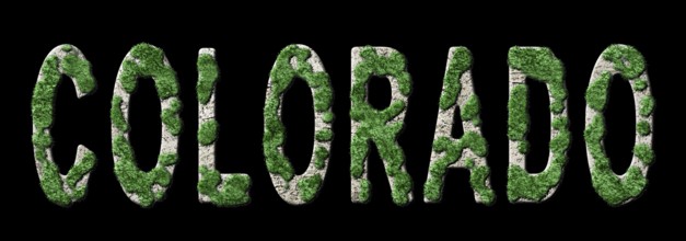 Colorado Reforestation and Climate Message, Sustainable Green Typography, Green Agenda