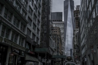 Streets of New York Lower Manhattan. Shooting Location: New York, Manhattan