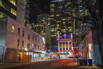 Toronto night view Canada. Shooting Location: Toronto