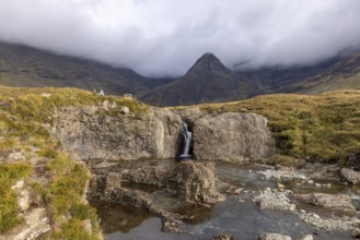 Fairy Pools, Glumagan nan Sithichean, waterfalls in Glen Brittle, Isle of Skye, Inner Hebrides,