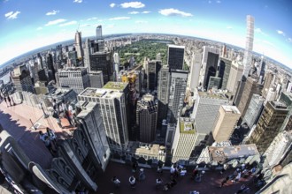 The view from the Rockefeller Center (Top of the Rock). Shooting Location: New York, Manhattan