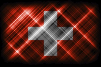 Switzerland flag, national flag, modern flag background