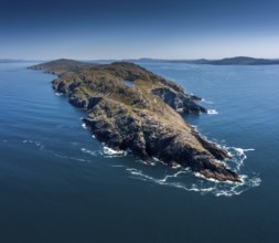 An aerial view of the Sheep's Head Peninsula in County Cork of Ireland