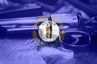 Kentucky flag (U.S. state) Gun Control USA. United States Gun Laws
