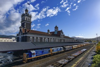 Dunedin railway station in Dunedin on New Zealand's South Island