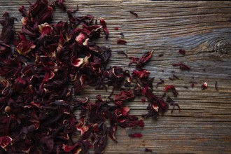 Jamaica flower for herbal iced tea from hibiscus Mexican beverages